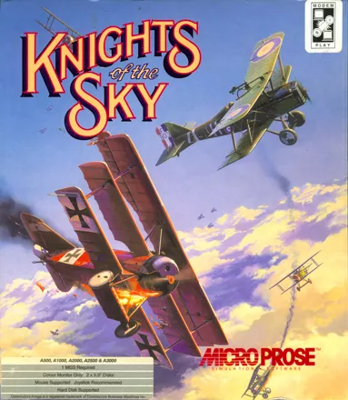 Knights of the Sky Amiga Front Cover