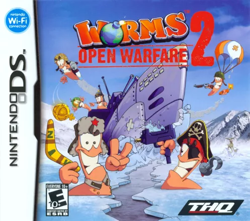 Worms: Open Warfare 2 Nintendo DS Front Cover