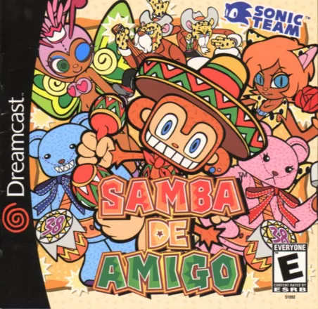 Samba De Amigo Dreamcast Front Cover