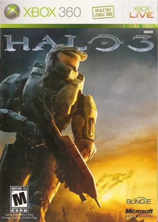 Halo 3 Xbox 360 Front Cover
