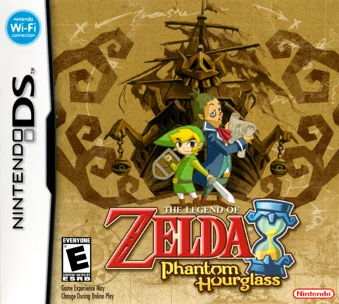 The Legend of Zelda: Phantom Hourglass Nintendo DS Front Cover
