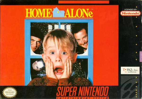 Home Alone SNES Front Cover
