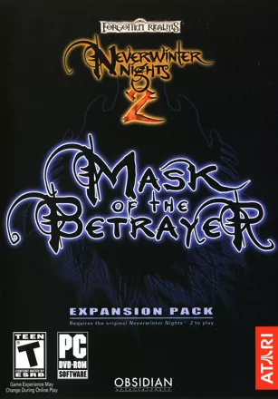 Neverwinter Nights 2: Mask of the Betrayer Windows Front Cover