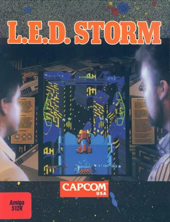 L.E.D. Storm Amiga Front Cover