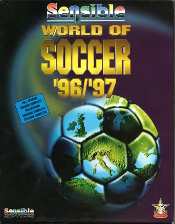 Sensible World of Soccer &#x27;96/&#x27;97 Amiga Front Cover