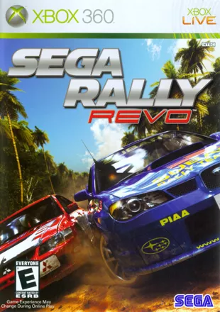 SEGA Rally Revo Xbox 360 Front Cover