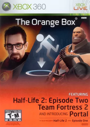 The Orange Box Xbox 360 Front Cover