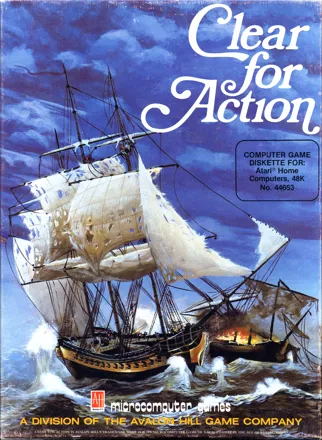Clear for Action Atari 8-bit Front Cover