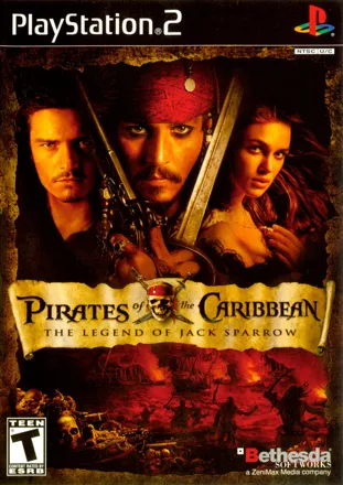 Pirates of the Caribbean: The Legend of Jack Sparrow PlayStation 2 Front Cover