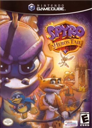 Spyro: A Hero&#x27;s Tail GameCube Front Cover