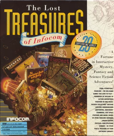 The Lost Treasures of Infocom DOS Front Cover