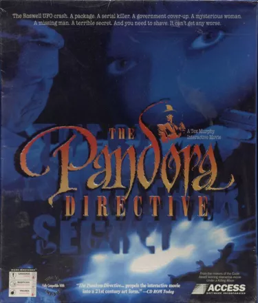 The Pandora Directive DOS Front Cover