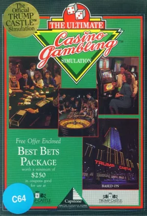 Trump Castle: The Ultimate Casino Gambling Simulation Commodore 64 Front Cover