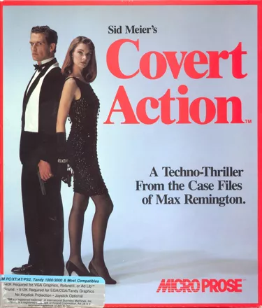Sid Meier&#x27;s Covert Action DOS Front Cover