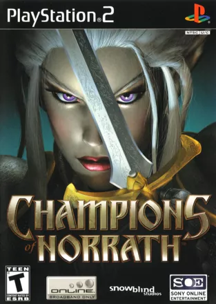 Champions of Norrath PlayStation 2 Front Cover
