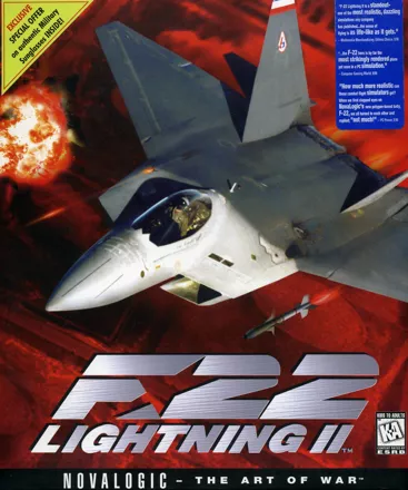 F-22 Lightning II DOS Front Cover