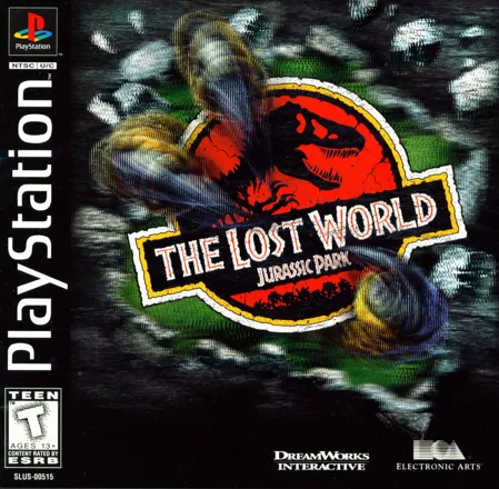 The Lost World: Jurassic Park PlayStation Front Cover
