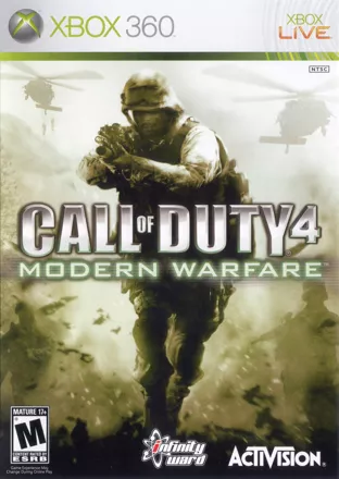 Call of Duty 4: Modern Warfare Xbox 360 Front Cover