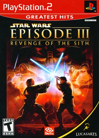 Star Wars: Episode III - Revenge of the Sith PlayStation 2 Front Cover
