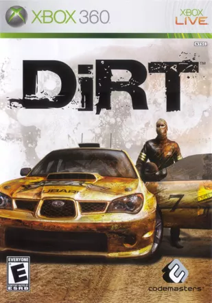 DiRT Xbox 360 Front Cover