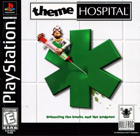 Theme Hospital PlayStation Front Cover