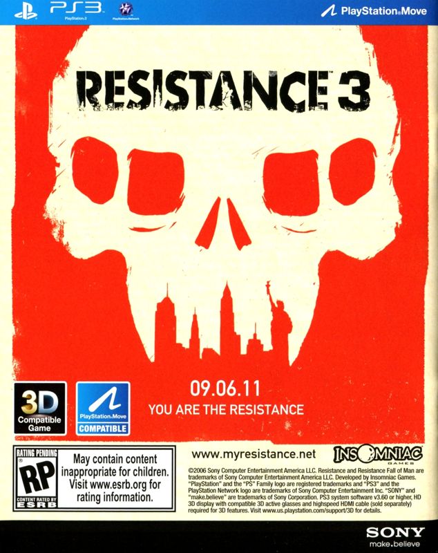 Resistance 3 Other