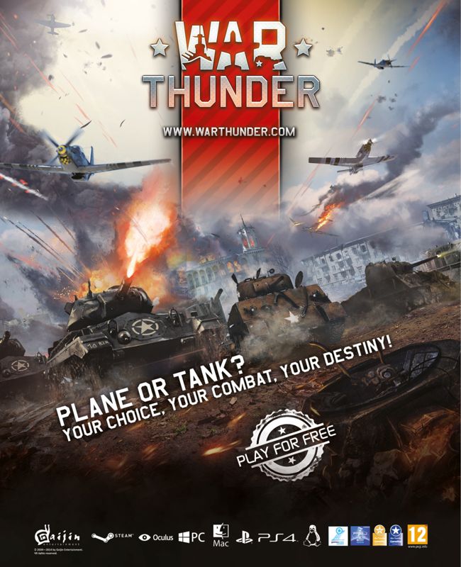 War Thunder (2018) promotional art - MobyGames