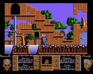 Flimbo's Quest Screenshot For Amiga.