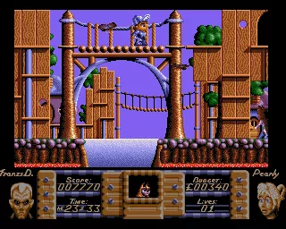 Flimbo's Quest Screenshot For Amstrad CPC.