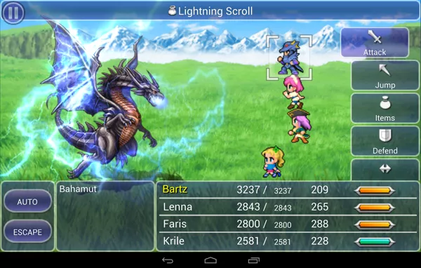 Final Fantasy V Advance Screenshot