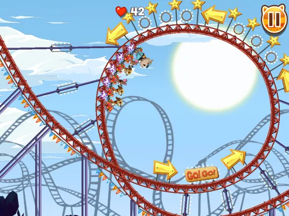 Nutty Fluffies Rollercoaster Screenshot