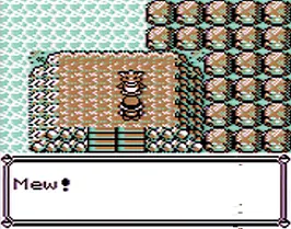 Pokémon Blue Version Screenshot *Actually Mewtwo.