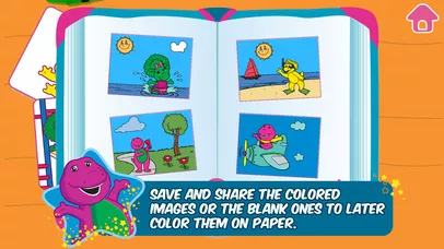 Color with Barney Screenshot