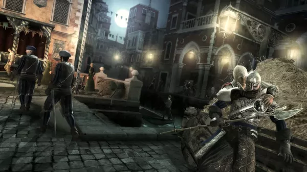 Assassin's Creed II Screenshot Killing from haystacks