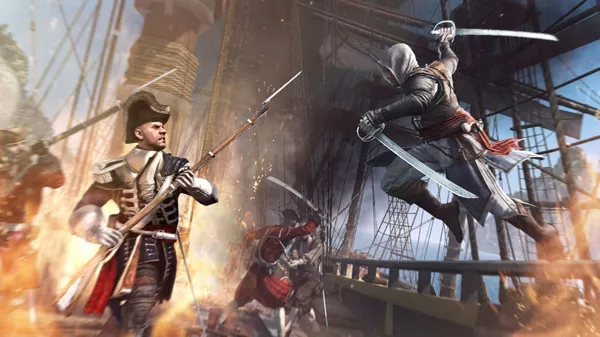 Assassin's Creed IV: Black Flag Screenshot Boarding enemy ships