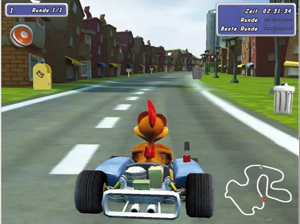 Crazy Chicken: Kart Thunder Screenshot