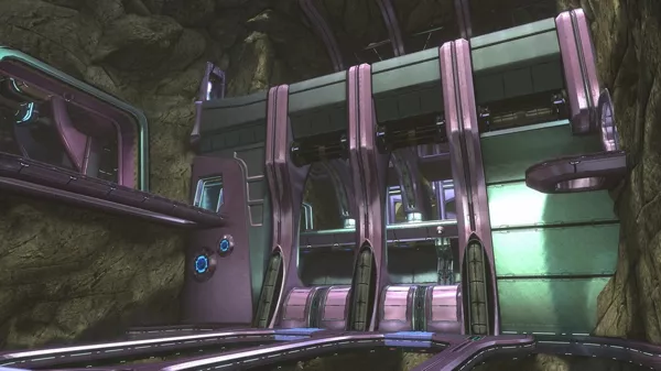 Halo: Combat Evolved - Anniversary Screenshot The multiplayer map Damnation