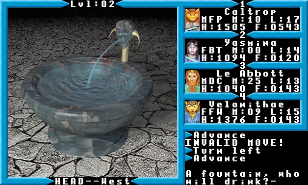 Exodus: Ultima III Screenshot LairWare Macintosh version screenshot