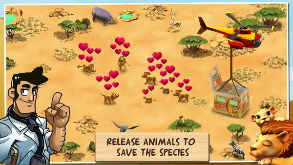 Wonder Zoo: Animal & Dinosaur Rescue Screenshot