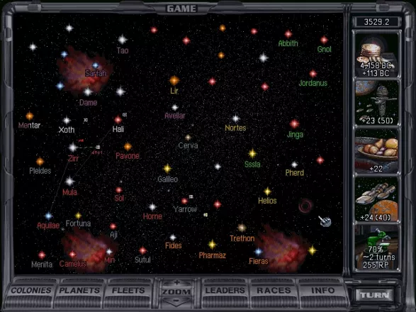 Master of Orion II: Battle at Antares Screenshot