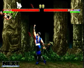 Mortal Kombat Trilogy Screenshot PSX version