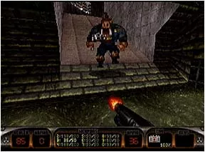 Duke Nukem 3D Screenshot Roll around in the muck of the sewer system.