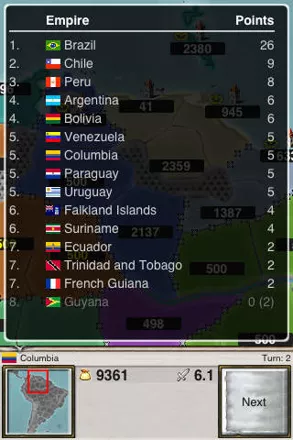 Age of Conquest: South America Screenshot