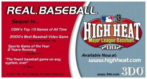 High Heat Major League Baseball 2002 Other