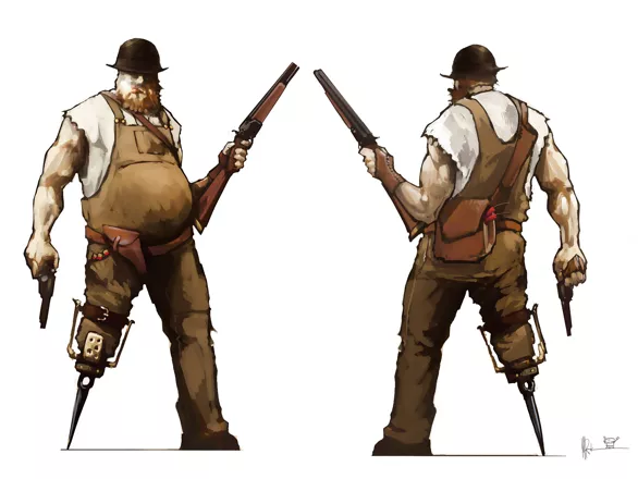 Lead and Gold: Gangs of the Wild West Concept Art
