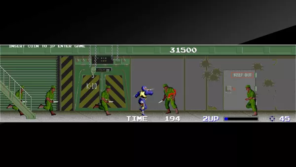 The Ninja Warriors Screenshot