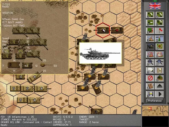 Steel Panthers III: Brigade Command - 1939-1999 Screenshot