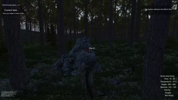 Wolf Simulator Screenshot