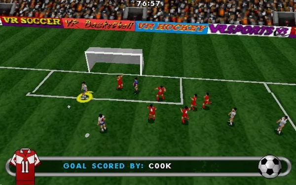VR Soccer '96 Screenshot