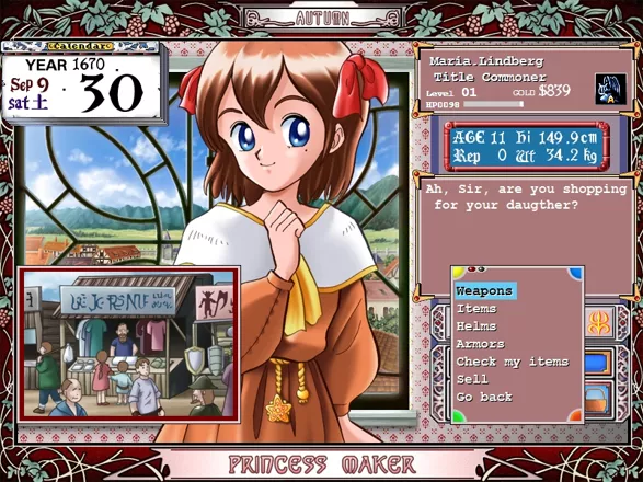 Princess Maker Screenshot